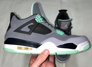 green & grey 4s