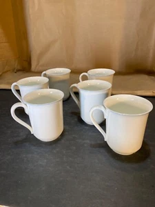 Set di 6 tazze da caffè/tè bianco -- Villeroy & Boch Galerie -- Bone China - Foto 1 di 5