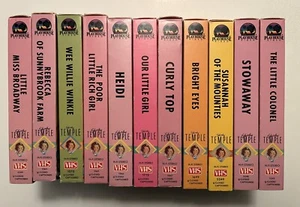 Shirley Temple Collection VHS Playhouse Video Tapes Lot Of 11 B/W - Very good - Picture 1 of 23