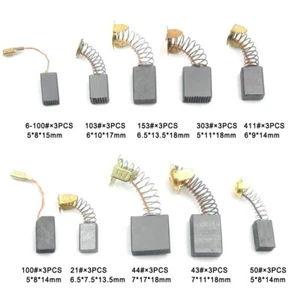 30Pcs Graphite 10-Sizes Electric Motor Carbon Brushes Replacement For Power Tool - Picture 1 of 12