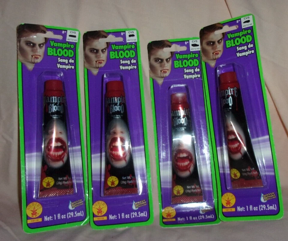 Vampire Blood Halloween Makeup Costume Zombie Witch Gory Scary 1 Oz