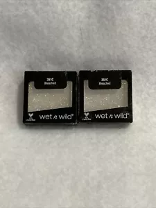 Lot Of 2 Wet n Wild Color Icon Glitter Single, Bleached 351C, 0.06 oz - Picture 1 of 5