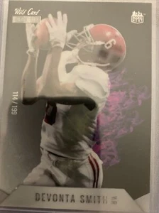 2021 Wild Card Football Matte Black 114/199 Rookie Devonta Smith !! #MRHR-7 - Bild 1 von 2