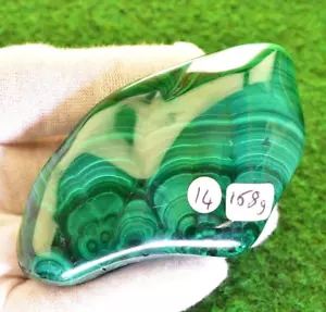 Malachitkristall Freiform poliert Mineral Palmstein TOP QUALITÄT✔ UKBUY #9 - Bild 1 von 15