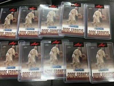 2023 Leaf ReImagined Re-Imagined Pope Francis /189 Street Basketball SP 10 Card - Image 1 of 2