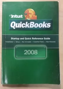Intuit QuickBooks 2008 Startup And Quick Reference Guide BooksByDecade.com - Picture 1 of 12