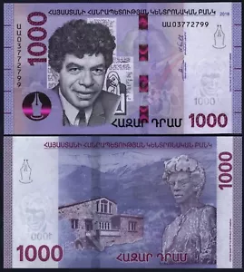 ARMENIA 🇦🇲 P61* 1000 DRAM* ND 2018* UNC GEM* USA SELLER - Picture 1 of 1