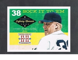 CURT SCHILLING #DM12 RED SOX Defining Moments 2013 Panini Hometown Heroes - Bild 1 von 1