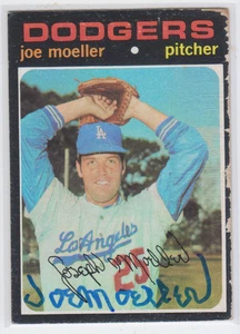 Topps Joe Moeller 1971 autografiado - Dodgers - Imagen 1 de 1