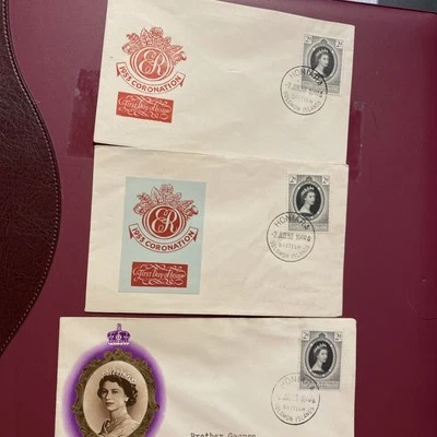 British Solomon Islands Stamp For The Coronation Of Queen Elizabeth II, 1953. - Image 1 of 4