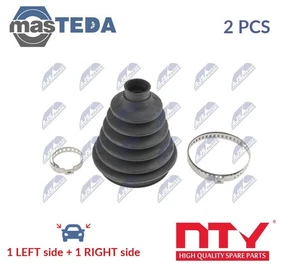 NOP-059 CV JOINT BOOT KIT PAIR FRONT WHEEL SIDE NTY 2PCS FOR AUDI A2,8Z0 - Picture 1 of 5