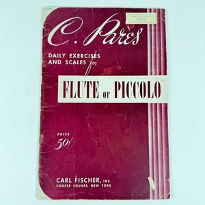 G. PARES Daily Exercises and Scales for Flute or Piccolo Carl Fischer, Inc 0778 - Picture 1 of 11