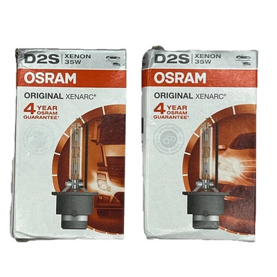 Osram D2S Xenarc OEM 4300K HID Xenon Headlight Bulbs 66240 35W Set Of 2 - Image 1 of 4