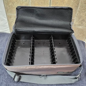 Case Logic Cassette Tape Storage Case 60 Capacity Dual Sided Carry Strap - Picture 1 of 10