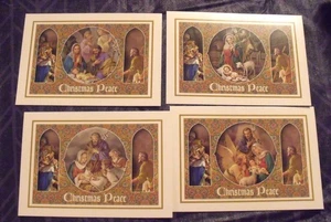 NEW 18 Assorted NATIVITY Religious Peace Christmas Cards w White Envelopes - Picture 1 of 7