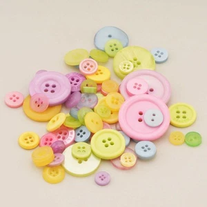 30g color Theme Resin Buttons for Sewing Scrapbook Clothing Handmade 10-30мм - Picture 1 of 5