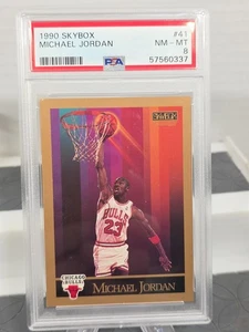 1990 Skybox #41 Michael Jordan Chicago Bulls HOF PSA 8 NM-MT - Bild 1 von 2