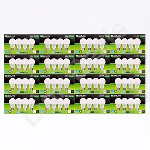 64 Pack Maxlite 60W Equivalent 8W LED Light Bulb Daylight A19 5000K Dimmable E26 - Picture 1 of 7