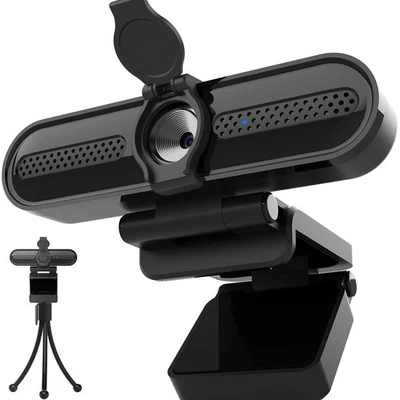 Webcam 2K USB Autofokus Mikrofon Lichtkorrektur Plug&Play Mac Windows Linux - Bild 1 von 4