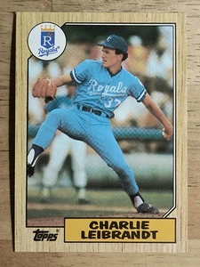 1987 Topps #223 Charlie Leibrandt - Picture 1 of 2