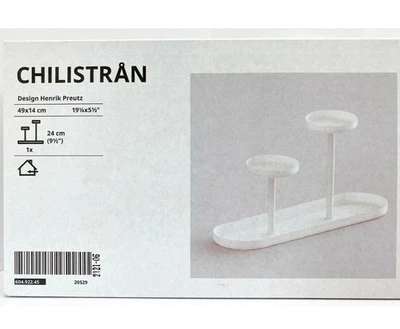 Soporte para plantas Ikea Chilistran blanco 5 1/2" altura 19" largo. 604.922.45. Nuevo en caja Foto 1 de 3
