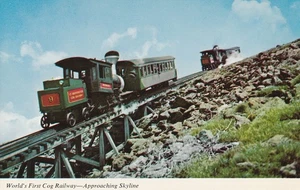 World's first cog railway, Mj.Washington, Virginia, Maumbek Steam engine - Picture 1 of 2