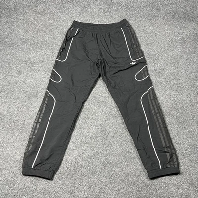 Pantalones Adidas Para Hombre Grandes Negros Originales Joggers 3 Rayas Contraste Tubería D98127 Foto 1 de 4