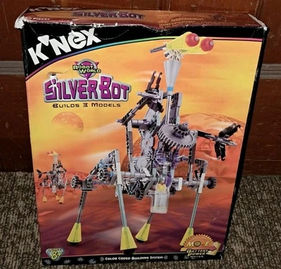 K’Nex Robot World Silver Bot #12139 – Builds 3 Models - Image 1 of 4