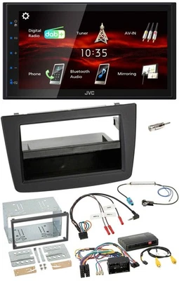 JVC USB Bluetooth Lenkrad DAB 2DIN Autoradio für Alfa Romeo Mito 14-18 Infoadapt - Bild 1 von 4