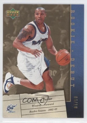 2006-07 Upper Deck Rookie Debut Gold /10 Caron Butler #100 - Image 1 of 2