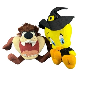 Taz & Tweety Halloween Plush Set - Looney Tunes Collectible - Picture 1 of 3