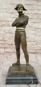 Bronze Harlekin Narr signiert Kunstwerk Skulptur für Bürodeko Wachsausschmelz - Bild 1 von 10