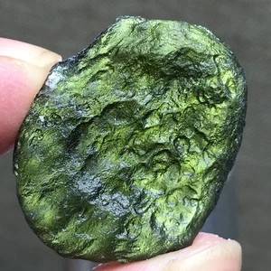 Moldavite Genuine Raw Moldavite Crystal from Czech Republic -28.25Ct - Picture 1 of 8