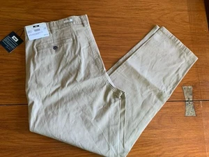 NWT Joseph Abboud Pants Men’s Khaki Heritage EV Chino Stretch 38x32 Beige $60 - Picture 1 of 6
