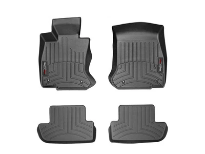 WeatherTech FloorLiner for 2012-2017 BMW 640i - 1st & 2nd Row, Black - Image 1 of 4