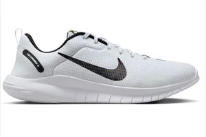 NIKE FLEX EXPERIENCE RUN 12 WHITE/Black SIZE WOMEN'S 10.5/MEN'S 9 [DV0740-101] - Picture 1 of 8