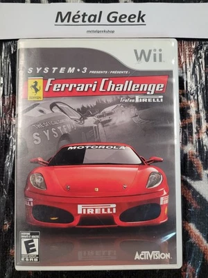 Ferrari Challenge Trofeo Pirelli Wii CIB EN/FR Tested Free Shipping in Canada !! - Image 1 of 4