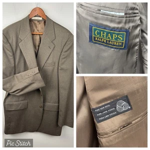 Chaps Ralph Lauren 42T Blazer Mens 100% New Wool Sport Coat Jacket Classic - Picture 1 of 8