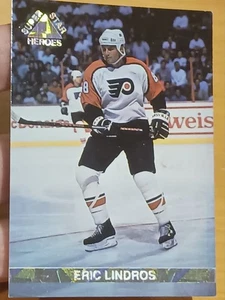 ERIC LINDROS - 1992 Super Star Heroes Hockey - Silver Prism Promo - Bild 1 von 3