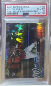 2018 Topps Chrome Sapphire Edition #166 Victor Robles - Picture 1 of 3