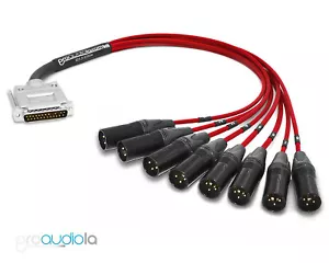 Apogee AD16x Premium Mogami 3162 Digital DB25 | Neutrik Gold XLR-M Red 90 ft. - Picture 1 of 1
