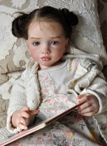 40in Huge Unpainted Reborn Doll Kits Aloenka Toddler Fresh Color with CONNECTORS - Picture 1 of 10