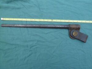 Model 1873 Socket Bayonet Scabbard US Marked .45-70 Trapdoor, Early leather Loop