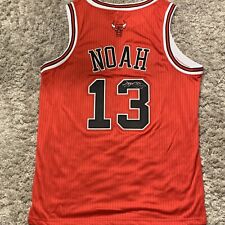 Joakim Noah NBA SIGNED custom CHICAGO BULLS Basketball JERSEY Autograph