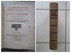 LES FRERES GUIJON : OEUVRES, 1658 (poésies latines, éloges, éclipse...). In-4. - Picture 1 of 24