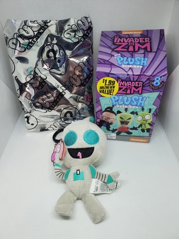 Zim Plush Clip-Ons Invader Zim Original Minis Nickelodeon 4" Cover