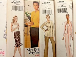 Patrones de costura para mujer Vogue. Ropa de mujer. Nuevo - Imagen 1 de 10