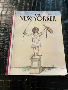 JANUARY 13 1992 NEW YORKER vintage magazine - VIOLIN - VIOLINIST - Picture 1 of 1