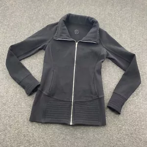 Lululemon Radiant Jacket II Womens 6 Black Gym Crossfit Running W4AOPS - Picture 1 of 8