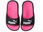puma cool cat pink slides kids size 2